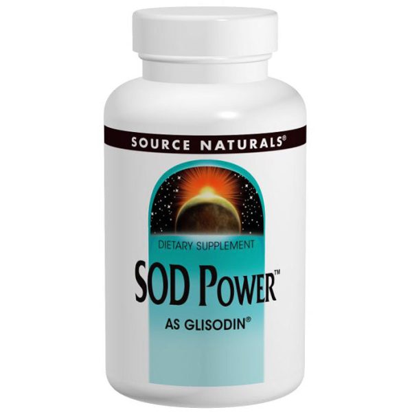 SOURCE NATURALS - SOD Power 250 mg as GliSODin - 60 Tablets Discount