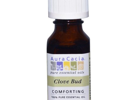 AURA CACIA - 100% Pure Essential Oil Clove Bud Comforting - 0.5 fl. oz. (15 ml) Online now