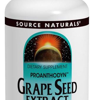 SOURCE NATURALS - Grape Seed Extract Proanthodyn (100 mg) - 30 Tablets Hot on Sale