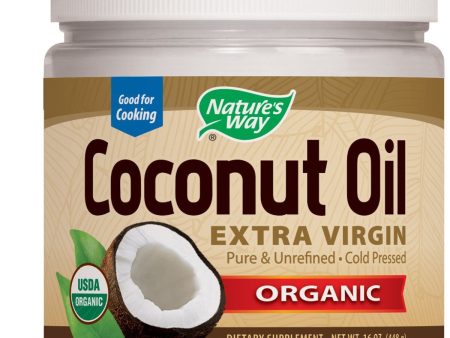 NATURES WAY - Organic Extra Virgin Coconut Oil - 16 oz. (454 g) on Sale