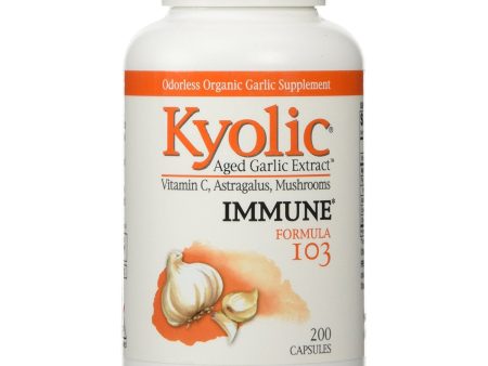 KYOLIC - Aged Garlic Extract with Vitamin C and Astragalus Formula 103 - 200 Capsules Online Sale