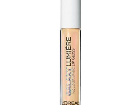 L OREAL - Infallible Galaxy Lumiere Holographic Lip Gloss Ethereal Gold - 0.1 fl oz (3 ml) Online Sale