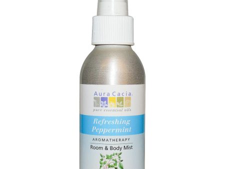 AURA CACIA - Room and Body Mist Refreshing Peppermint - 4 fl. oz. (118 ml) Discount