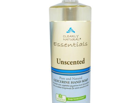 CLEARLY NATURAL - Liquid Glycerine Hand Soap Unscented - 32 fl. oz. (946 ml) on Sale