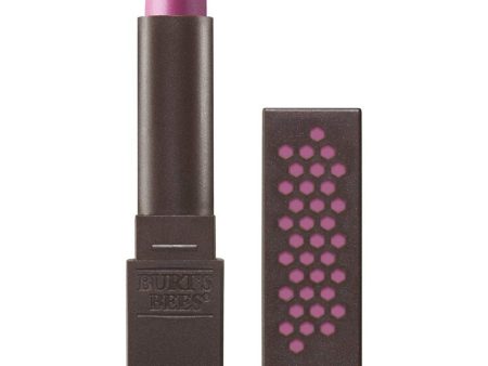 BURT S BEES - 100% Natural Glossy Lipstick, Pink Pool - 0.12 oz. (3.4 g) For Sale