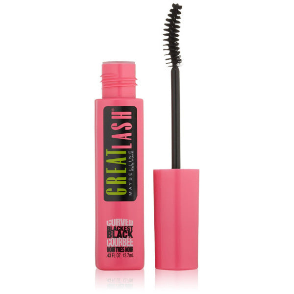 MAYBELLINE - Great Lash Curved Brush Washable Mascara 120 Blackest Black - 0.43 fl. oz. (12.7 ml) For Cheap