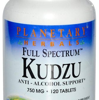 PLANETARY HERBALS - Kudzu Full Spectrum 750 mg - 120 Tablets For Discount