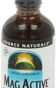 SOURCE NATURALS - Mag Active Liquid - 4 fl. oz. (118 mL) Sale