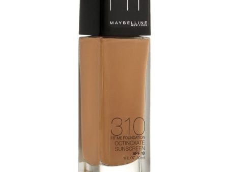 MAYBELLINE - Fit Me Foundation 310 Sun Beige - 1 fl. oz. (30 ml) For Sale