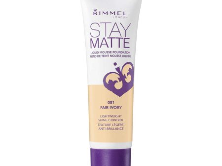 RIMMEL - Stay Matte Liquid Mousse Foundation, Fair Ivory - 1 fl. oz. (30 ml) Discount