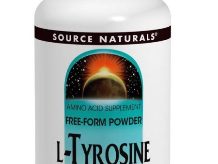 SOURCE NATURALS - L-Tyrosine Powder - 3.53 oz. (100 g) Supply