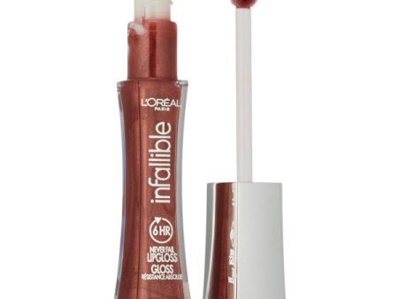 L OREAL - Infallible 8HR Le Gloss 835 Truffle - 0.21 fl. oz. (6.3 ml) For Sale