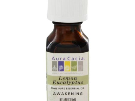 AURA CACIA - 100% Pure Essential Oil Lemon Eucalyptus - 0.5 fl. oz. (15 ml) Sale