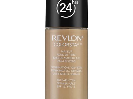 REVLON - ColorStay Makeup for Combination Oily Skin 340 Early Tan - 1 fl. oz. (30 ml) For Sale