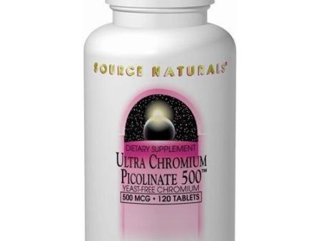 SOURCE NATURALS - Ultra Chromium Picolinate 500 - 120 Tablets on Sale