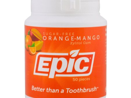 EPIC DENTAL - Orange Mango Xylitol Gum - 50 Pieces Online Sale