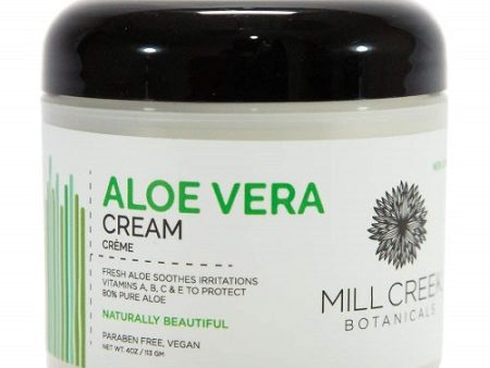 MILL CREEK - Aloe Vera Cream - 4 oz. (113 gm) For Cheap