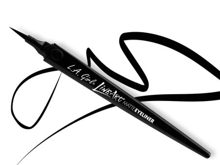 L.A. GIRL - Line Art Matte Eyeliner Intense Black - 0.014 fl. oz. (0.4 ml) Online Sale