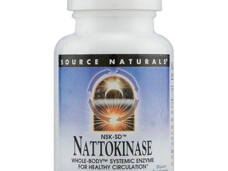 SOURCE NATURALS - Nattokinase (NSK-SD) 100 mg - 30 Capsules on Sale