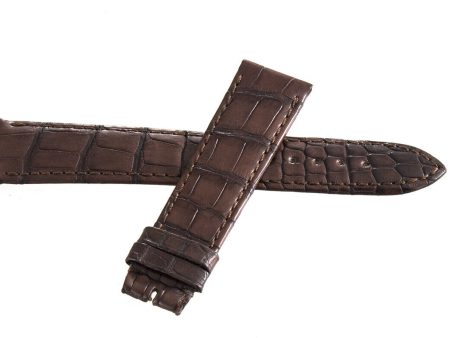 Montblanc 19mm x 16mm Brown Alligator Leather Watch Band Strap FSE on Sale