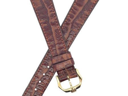 Raymond Weil Geneve 17mm Brown Genuine Calf Skin Women s Watch Band Strap on Sale