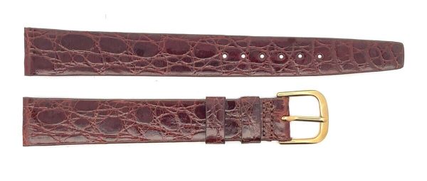 Raymond Weil 16mm X 14mm Burgundy Alligator Watch Band Strap Large Online now