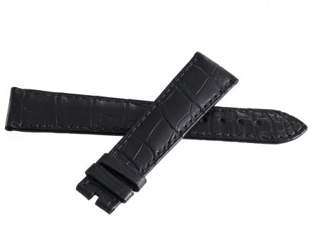 Genuine Chopard 20mm x 16mm Black Alligator Watch Band 080 Online Hot Sale