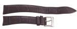 Raymond Weil 19mm x 16mm Dark Brown Leather Silver Buckle Watch Band  V3.15 Online