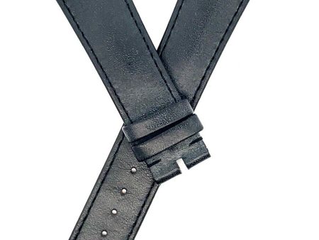 Raymond Weil Freelancer Mens 22mm x 18mm Black Leather Watch Band Strap V1.19 Online Sale