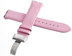 Aqua Master 19mm Widens to 22mm Pink Leather Special Watch Band Strap Online now