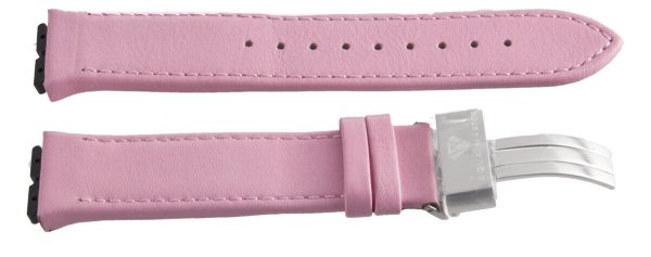 Aqua Master 19mm Widens to 22mm Pink Leather Special Watch Band Strap Online now