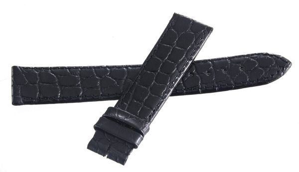 Tissot 18mm x 16mm Black Alligator Leather Band Strap Online Hot Sale