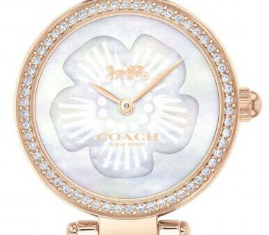 Coach 14503511 Park Mother of Pearl Dial Rose Gold Stainless Steel Women s Watch Discount