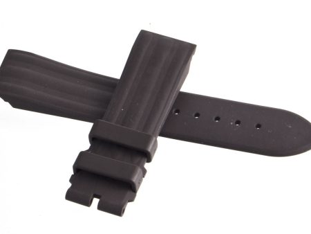 Vacheron Constantin 19mm x 18mm Brown Rubber Watch Band Strap 081740 For Discount