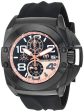 Technomarine TM-515014 Reef Black Dial Silicone Strap Chronograph Men s Watch Cheap