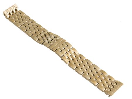 Aqua Master 22mm Rose Gold Stainless Steel Watch Band Bracelet For Sale