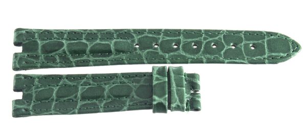 Zenith 17mm x 14mm Green Alligator Leather Watch Band Strap Online