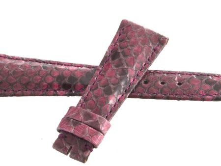 Zenith 20mm x 16mm Pink Lizard Leather Watch Band Strap 20-502 Cheap