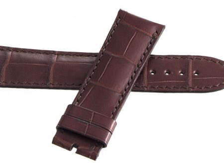 Vacheron Constantin 22mm x 20mm Brown Alligator Leather Watch Band 081652 GUC For Discount