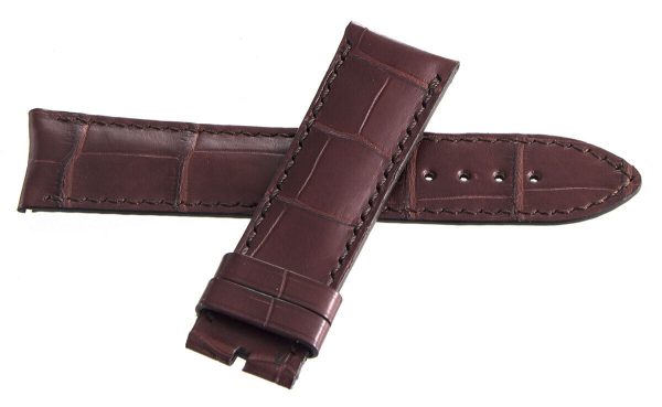 Vacheron Constantin 22mm x 20mm Brown Alligator Leather Watch Band 081652 GUC For Discount