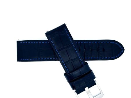 Android Men s 24mm Black Leather Watch Band Strap Discount