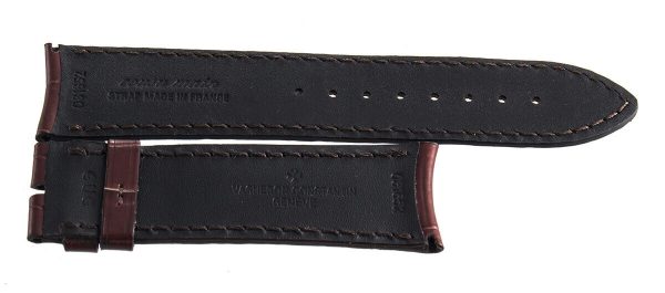 Vacheron Constantin 22mm x 20mm Brown Alligator Leather Watch Band 081652 GUC For Discount