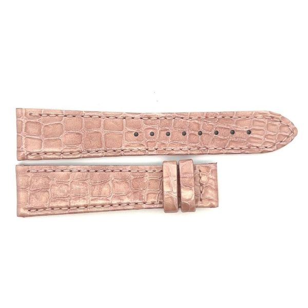 Women s Pierre Balmain 19mmx16mm Pink Genuine Leather Watch Band Strap Cheap