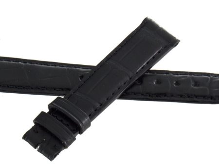 Zenith 16mm x 14mm Black Alligator Watch Band Strap 471 Online now