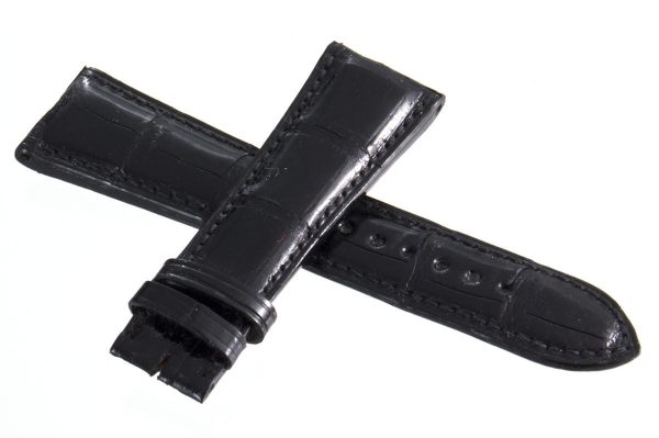 Zenith 23mm x 18mm Black Alligator Leather Watch Band 23-492 Sale