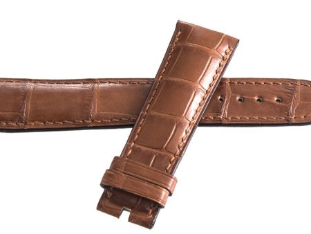 Bvlgari Men s 21mm x 18mm Brown Leather Watch Band 100120023 (M) For Sale