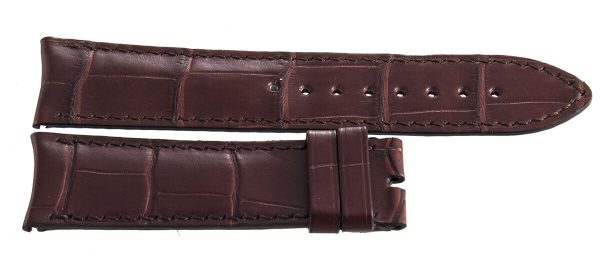 Vacheron Constantin 22mm x 20mm Brown Alligator Leather Watch Band 081652 GUC For Discount