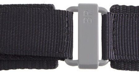 25mm Bell & Ross Men s  Black Canvas Watch Band W  Silver Steel Buckle Hot on Sale