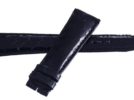 Zenith 21mm x 16mm Black  Watch Band Strap 21-499 For Cheap