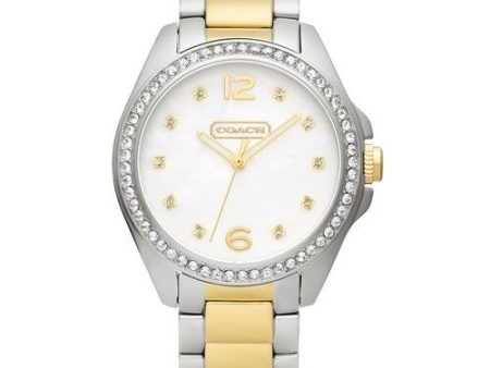 Coach 14501663 Tristen Women s Two-Tone Stainless Steel Bracelet Watch Online now